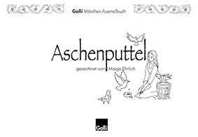 Märchen Ausmalbuch – Aschenputtel