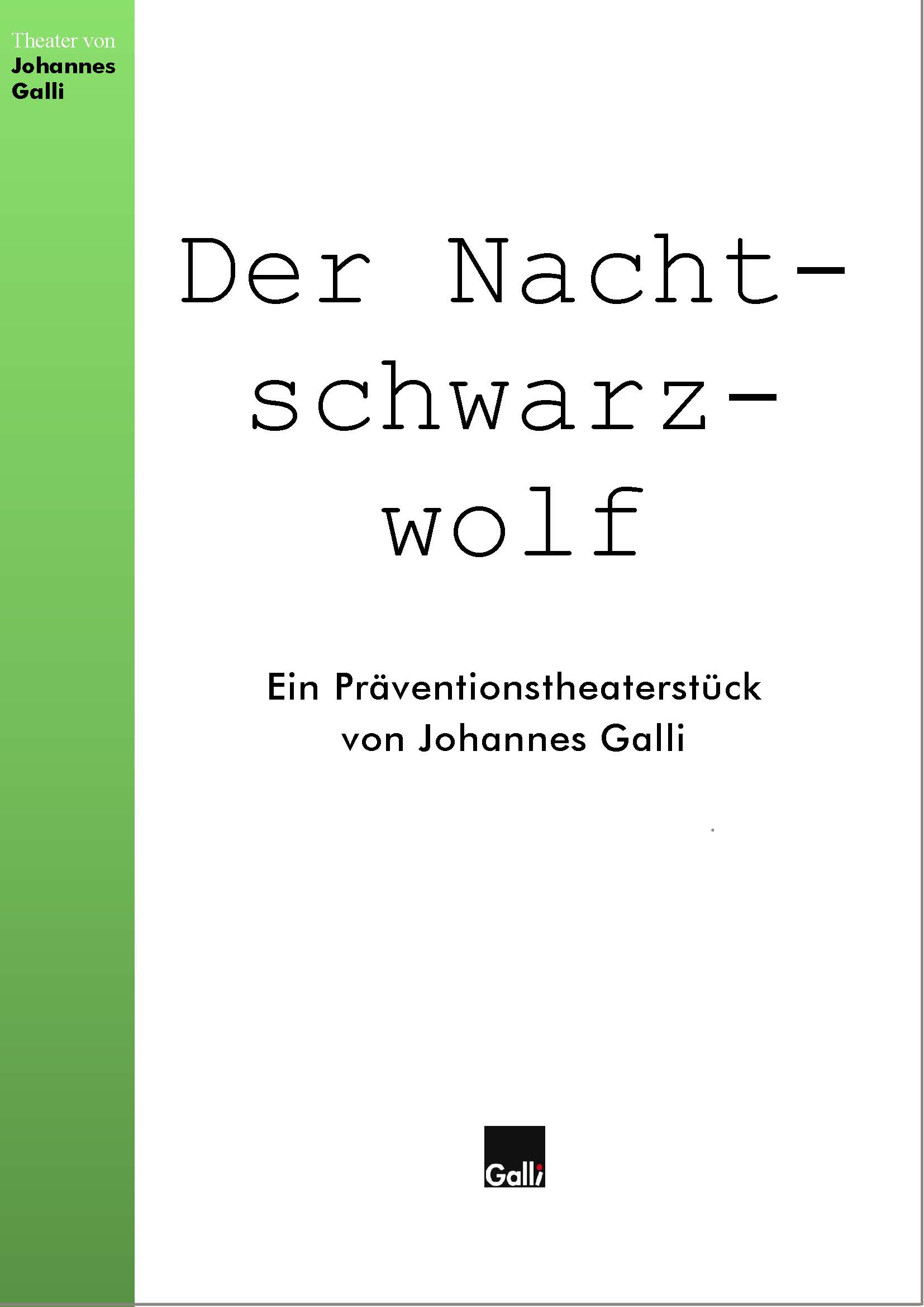 Der Nachtschwarzwolf